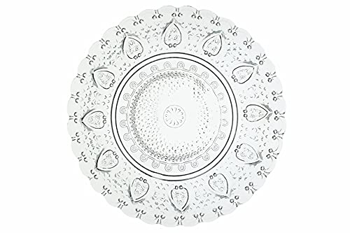 Villa d'Este Home Tivoli Imperial - Juego de 6 platos de cristal de 12,8 cm de diámetro
