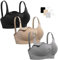 KLKIT 3 Pezzi Reggiseno per Allattamento, Reggiseno per maternità Senza Fili, Reggiseno Allattamento con Estensioni Extra del, Dormire Reggiseno Allattamento per Le Donne(XL)