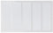 500x300mm Metalica Rejilla de Ventilación con Mosquitera - Blanco