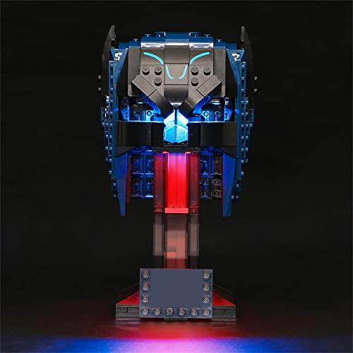 GEAMENT Licht-Set Kompatibel mit Lego Batman Haube aus der klassischen TV-Serie (Batman Cowl) - Beleuchtungsset für DC 76238 (Modell-Set Nicht enthalten)