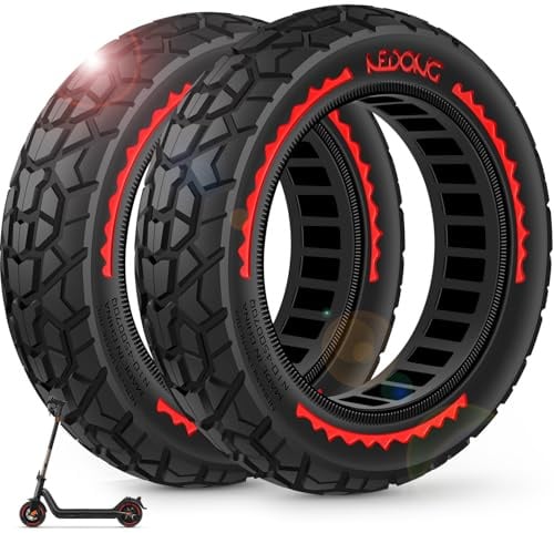 BANGTING 2 PCS 8,5 Zoll E Scooter Solid Reifen, 8 1/2 x2 Vollgummireifen, 50/75-6.1 Ersatzreifen für Xiaomi Pro 2 / M365 / M365 Pro / 1S / 3/3 Lite/Essential und alle 8,5 Zoll Scooter Reifen