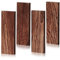 Riakrum 4 Pieces Ironwood Knife Handle Material Natural Wood Knife Handle Scales for DIY Crafts(4.72 x 1.57 x 0.39 Inch)