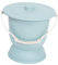 Harilla Topf Spucknapf Urinal mit Deckel Verdickter Haushaltsnachttopf Töpfchen Eimer für Kinder Frau Schlafzimmer Indoor Home, Blau 6.5 L