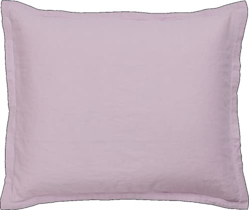 GANT Baumwoll-Leinen Kissenbezug einzeln Farbe Soothing Lilac Größe 40x80