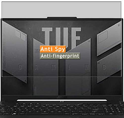 Vaxson Anti Spy Schutzfolie, kompatibel mit ASUS TUF Gaming A16 FA617 FA617XS Advantage Edition 16 Laptop, Displayschutzfolie Privatsphäre Schützen Bildschirmschutz [nicht gehärtetem Glas ]