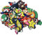 STOOKI 40pcs Jibbitz Crocs Schuh Charms Cartoon Schuhschmuck Schuhnadel Kinder Shoe Decorations Decoration for Clog Shoes Bracelets Party Gifts (Zeichentrickfigur)