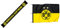 Borussia Dortmund, BVB-Schal, schwarz/Gelb, 0 & BVB-Hissfahne (150x100cm)