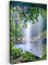 MuchoWow© Leinwände Klein 20x30 cm Mini Wall Decoration Bilder Schlafzimmer Deko Pictures Canvas Painting Wanddekoration Wohnzimmer Dschungel - Regenwald - Wasser - Wasserfall - Pflanzen - Natur - Grü