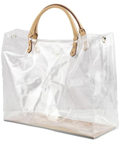 Navna Transparentes PVC-DIY-Tragetaschen-Handtaschen-Bastelset, handgefertigte Geschenktüten, Bastelzubehör, Werkzeug-Set, Geburtstags-, Urlaubstaschen-Herstellungsset für Mädchen