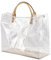 Navna Transparentes PVC-DIY-Tragetaschen-Handtaschen-Bastelset, handgefertigte Geschenktüten, Bastelzubehör, Werkzeug-Set, Geburtstags-, Urlaubstaschen-Herstellungsset für Mädchen