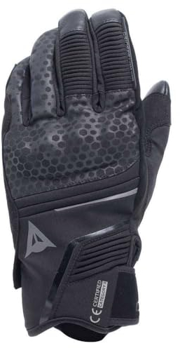 Dainese - Tempest 2 D-Dry® Short Gloves, Winter-Motorradhandschuhe, Touring, wasserdicht, Touchscreen, Mann, Schwarz, S