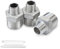 Bwintech 3 pz 1/2 Maschio a 3/4 Maschio BSP Filettatura In acciaio inox 304 Boccola Esagonale Riduttore Connettore Per Tubo Collegamento Conversione