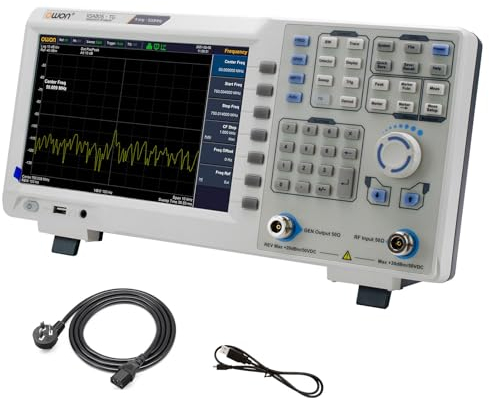 OWON XSA805-TG Analizzatore di spettro digitale con generatore di tracking, gamma di frequenza di 500 MHz, LCD TFT da 9 pollici ad alta risoluzione 1280 x 800 per vari test industriali