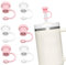 Derstt 6mm-10mm Adjustable Straw Cover, Cup Accessories for All Brands: Stanley, Simple Modern, Yeti, Owala, Hydro Flask, Reduce, Maars, Meoky, MaxBase, Beast, Hydrapeak丨 (White Pink-3)