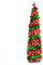 Künstlicher Halloween-Weihnachtsbaum, 152 cm, schmal, lila, zusammenklappbar, Bleistiftbäume mit Pailletten, Akzenten für Wohnungen, Junhao-002
