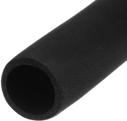 M METERXITY Tube d'Isolation en Mousse pour Tuyau, 2-3/8(60mm) ID x 6Ft Rouleau de Protection de Tuyau, Protection de Tuyau Creux pour Unité de Climatisation/Supports de Guitare [Noir]