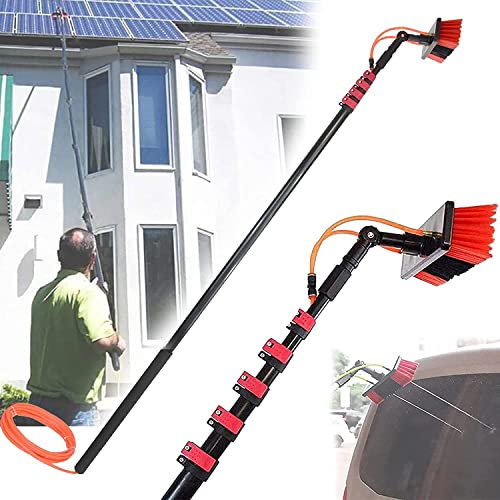 Water Fed Pole Kit,telescopic Window Cleaning Pole Water Fed Telescopic Brush, Window Cleaning Kit With Extension Pole