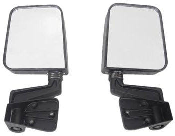 DZSYANJIASM beheizbar Ersatzspiegelglas 1 Paar Manuelle Rückspiegel Für Jeep Für Wrangler TJ 1996-2006 Vorne Links Rechts Tür Rückansicht Seiten Spiegel Beheizbar Asphärisch