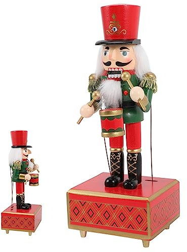 PAMINGONO Boîte À Musique Musicale Casse-Noisette De 32 Cm Décoration De Noël