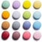 SUNURS Kühlschrankmagnete, niedlich, bunt, glänzende und matte Oberfläche, Kühlschrankmagnete für Whiteboard, Spind, Küche, Büro, starke dekorative Magnetaufkleber, 16 Farben, Multipack, 16/9 Stück