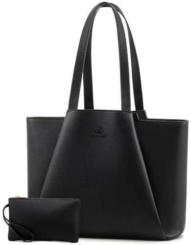 LOVEVOOK Bolso grande para ordenador portátil, para mujer