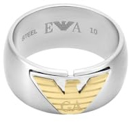 Emporio Armani Herren Mehrfarbige Edelstahlring, EGS325404010