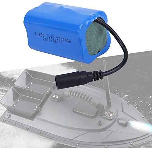 HEEPDD RC-Upgrade-Akku für Flytec 2011-5 Angelköderboot, Langlebig, Kunststoff-Metallkonstruktion, Verbesserte Kontrolle, Angelbetrieb Im Freien, 2000 MAh Kapazität