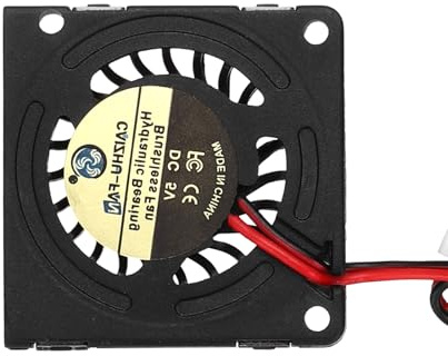 sourcing map 3007 Fan 30mm x 7mm 1-1/5 Inch 5V Small Plastic Cooling Fan 2 Pin for Computer PC Case CPU Heatsink 3D Printer Desktop Cooling Router Server(1 PCS)