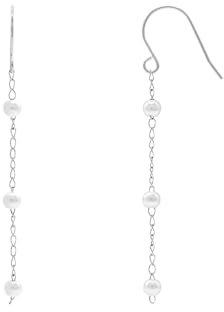 Heideman Ohrringe Velia Damen Edelstahl mit Perle weiß Fischhaken | Toller Geschenktipp für Partnerin oder beste Freundin, elegant und alltagstauglich, hautfreundlich, nickelfrei