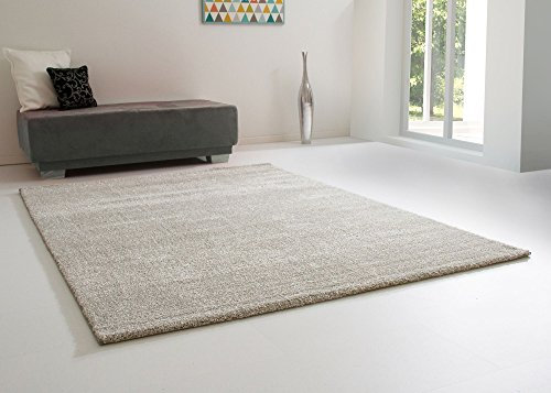 Steffensmeier Hochflor Teppich Tarkan in Silber, Größe: 160x230 cm