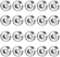 sourcing map 20 Stück MR83ZZ 3mmx8mmx3mm Doppelt Geschirmt Miniatur Tief Rillenkugellager Kugellager Rollenlager Skateboard Bearings Skateboard Kugellager Mini Kugellager Bearings