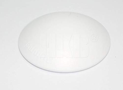 HKB ® 1 Stück BUMMSI Türstopper, Türpuffer, Ø 50 mm Höhe: 13 mm, weiss, aus Kunststoff, mit Klebefläche, Originalprodukt von Hersteller Hansi Siebert, Artikel-Nr. 50374