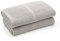 Bloomsbury Mill – Doppelpack – 100% Reine Bio-Baumwolle – Besonders Weiche Babydecke/Kuscheldecke – 75cm x 95cm - Kinderwagen/Reisekorb/Tragekorb - Grau