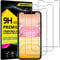4youquality - Paquete de 2 protectores de pantalla para iPhone 11 y iPhone XR, película de vidrio templado, resistente a arañazos y protege contra roturas, para pantallas de 6,1 pulgadas