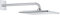 GROHE Rainshower 310 - Kopfbrauseset (wassersparend, 422mm Kopfbrause, Antikalk- System) , eckig, chrom, ‎26564000