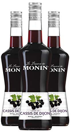Monin Cassis De Dijon-Lik?r (1 x 0.7 l), 3er Pack