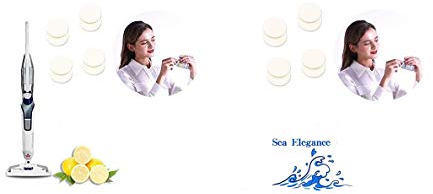 LeFix 16 Pack Steam Mop Scented Discs (2 Scents:Lemon & Sea Elegance) Replacement Compatible with Bissell Powerfresh and Symphony Series, Including 1940, 1440, 1132, 1543 and 1544 Series Models
