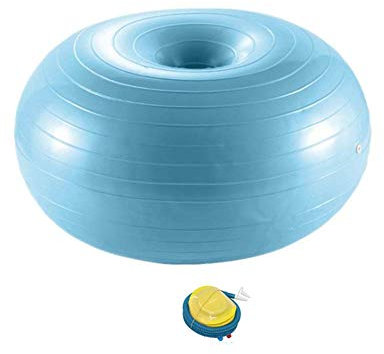 Qiekenao Gymnastikball Yoga, Pilates, Luftpumpe, Balance-Training