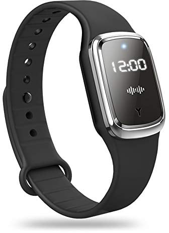 Ultrasonique Bracelets Anti-moustiques Bandes Répulsif Ultrasons Bracelet Anti Insectes Montre Electronique pour Enfants Adultes Camping l'escalade randonnée (Noir)