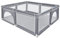 XMTECH Laufstall Baby Laufgitter Absperrgitter 180X150cm Aktivitätszentrum Schutzgitter Krabbelgitter für Kinder mit Rutschfester Basis atmungsaktivem Netz