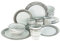 CreaTable, 23610, Serie La Gomera blanca, 16-teiliges Geschirrset, Kombiservice aus Steinzeug, spülmaschinen- und mikrowellengeeignet, Qualitätsproduktion