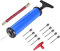 Yicare Pumpe mit 10 Nadeln und 1 Ventiladapter, 1 Luftschlauch für Fußball, Basketball, Volleyball, Rugby-Ballons und andere aufblasbare