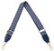 PandaHall Ersatz-Geldbörsenriemen Breiter Schulterriemen Verstellbarer Crossbody-Polyesterriemen Handtaschenriemen Für Damen DIY-Taschen Länge 33~53 Zoll Weiß Und Blau