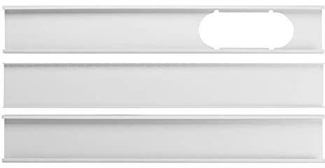 Anloximt Escape Ventana - Unidad Ventana Aire Acondicionado Vertical | Placa Sellado Ventana reemplazo CA para Manguera Escape 5,9 Pulgadas