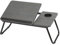 Trintion Faltbare Laptoptisch 55x32x25cm Notebooktisch Betttisch Klappbar Notebook Laptop Bett Tablett Tisch für Lesen oder Frühstücks mit Getränkehalter Schwarz