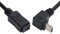 CY Cable Mini USB 2.0 Type-B 5Pin Male to Mini USB 5Pin Female Extension Cable 20cm 90 Degree Up Angled