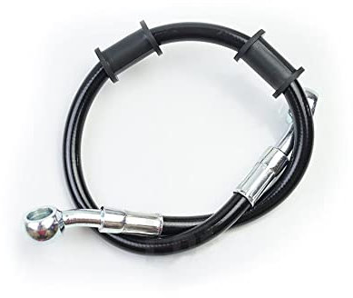 Vorderradbremsschlauch 400 Mm-2400 Mm Bremsschlauch Hydraulisches DOT-Leitungskabel 10 Mm Banjo-Rohrleitung Geflochtener Ölschlauch Für Yamaha Motorrad Bremsschlauch(1400MM)