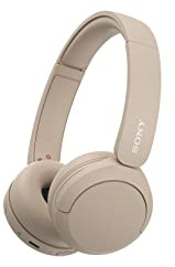 Sony WH-CH520 - Auriculares inalámbricos Bluetooth con micrófono para llamadas y control de voz, hasta 50 horas de duración de la batería con función de carga rápida, incluye cable de carga USB-C,