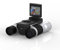Cámara con Binoculares Digitales 12X32, Videocámara Grabadora de Fotografías y Video de 5MP, Cámara Telescópica HD 1080P con Pantalla HD de 2.0 Pulgadas para Observación de Aves,