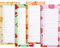 4 Magnetic Notepads for Refrigerator Grocery List Magnet Pad for Fridge magnetic grocery list pad for fridge 50 Sheets Per Note Pads (4 Fruits)